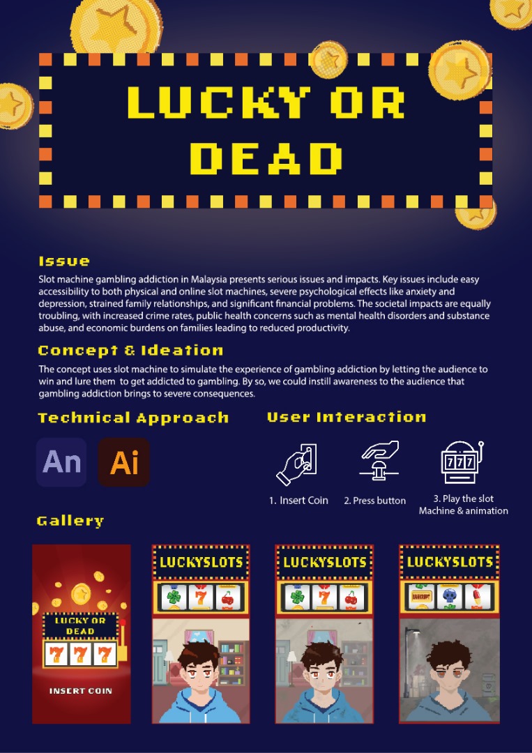 Lucky Or Dead Presentation Board